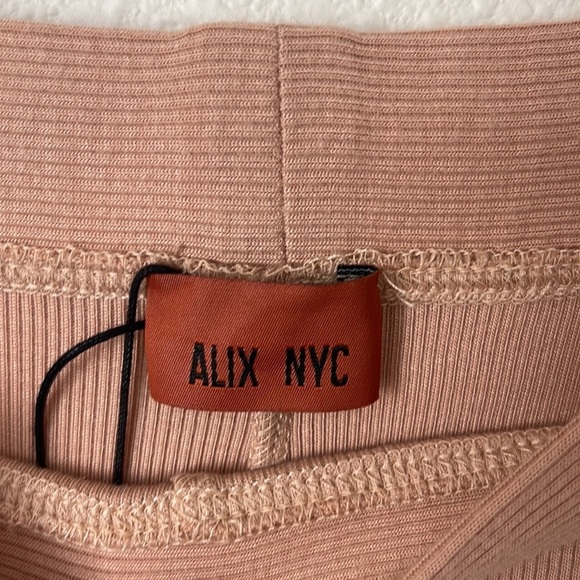 NWT ALIX NYC| High Rise Bowery Pant Stretch Flare in Fawn| Small - Picture 4 of 7
